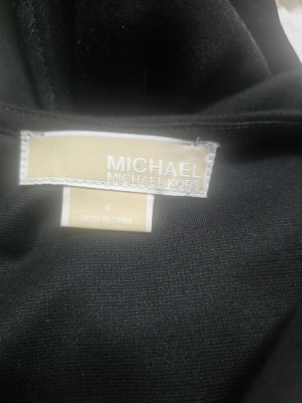 Michael Kors Black Plaid Bubble Dress